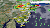 Warm, sunny afternoon in New Jersey; isolated showers this evening