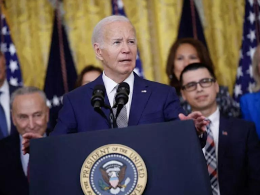 In latest gaffe, Biden calls himself 'first black woman to serve with black president' - Times of India