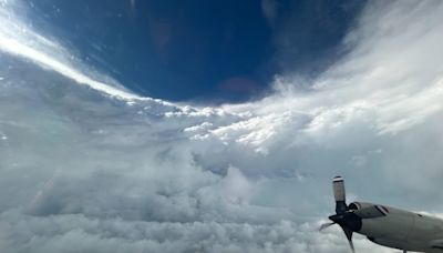 U.S. Government Plane Snaps Intense Footage Inside Mighty Hurricane Beryl