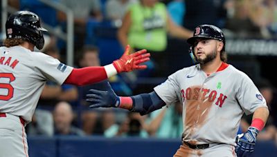 Red Sox score eight unanswered runs, beat Rays 8-5 to complete sweep