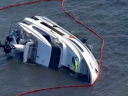 Yacht capsizes near Chesapeake Bay, witnesses describe rescue of five people onboard