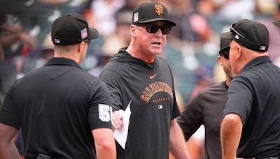 SF Giants manager Bob Melvin ejected before first pitch of game vs. Rockies