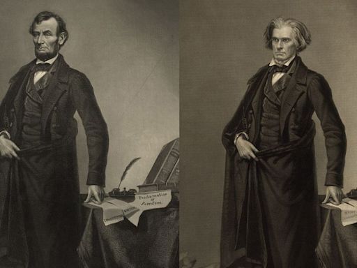 Abraham Lincoln vs John Calhoun: the original deepfake photo