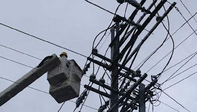 「高壓線垂落」台電饋線跳脫 新竹橫山地區417戶停電