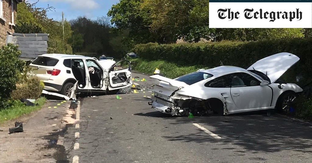 Porsche driver ‘killed trying to swerve pothole’