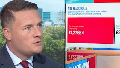 Health Secretary Cornered By Graph Putting £22bn 'Black Hole' In Perspective