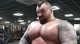 Strongman Eddie Hall Tries to Get ‘World’s Biggest Pump’ on Chest Day