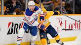 Oilers score 4 goals in the first period, stomp Predators 6-1 in Mattias Ekholm's return to Nashville