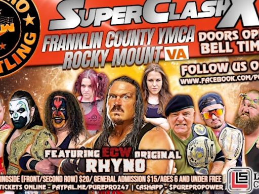 Rhyno headlines Pure Pro Wrestling Superclash in Rocky Mount