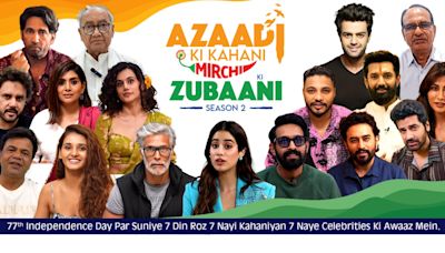 Aazaadi Ki Kahaani Mirchi Ki Zubaani Season 2: A Star-Studded Tribute To India's Freedom Fighters