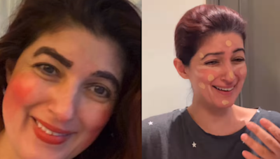 Twinkle Khanna Shares Hilarious Video Of Daughter Nitara Doing Her Makeup; 'Chewed Paan And Spat On My Face...'