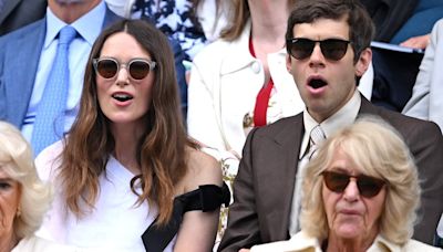 Keira Knightley arrives at Wimbledon hand-in-hand with husband James