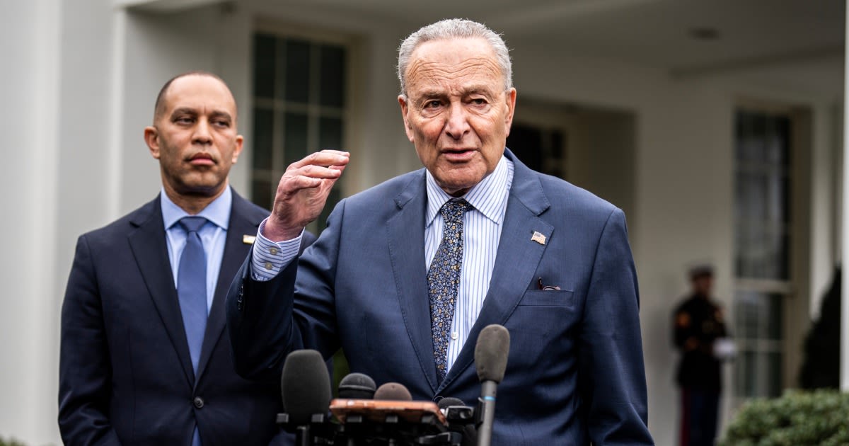 Democratic leaders Chuck Schumer and Hakeem Jeffries endorse Harris for president