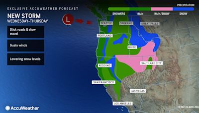 Map shows 8 states bracing for new winter storm