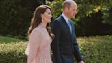 The world's royals prove pink is this summer's must-do wedding guest dress color as they watch Crown Prince Hussein and Rajwa Al Saif marry in Jordan