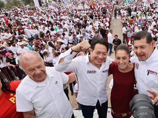 Alejandro Armenta cierra campaña en Puebla con Claudia Sheinbaum a una semana de las elecciones