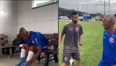 Romario, tras su primer entrenamiento en 16 años: "Estoy jodidamente cansado, viene la camilla a recogerme"