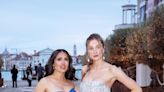 Salma Hayek and Stepdaughter Mathilde Pinault Sparkle in Sequins at Art Gala in Italy