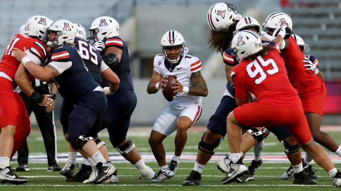 VIDEO: Arizona QB Noah Fifita, WR Malachi Riley and TE Roberto Miranda recap Wildcats' spring