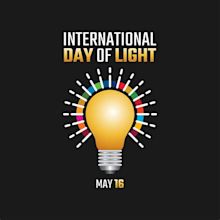 vector graphic of international day of light good for international day ...