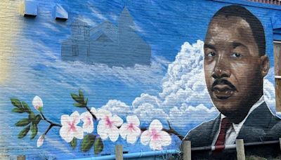 'What better place': Dr. King mural unveiled on namesake street