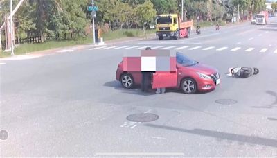 花蓮騎士分心看車禍現場 下一秒真悲劇了！撞前方砂石車頭顱破裂不治｜壹蘋新聞網