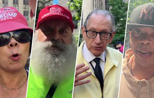 Conservatives unload on 'political' NYC prosecution of Trump outside courtroom: 'Damaging to the country'
