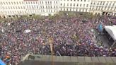 Protesto contra o governo checo em Praga