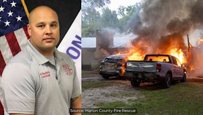 Marion County firefighter injured battling house fire in Ocala on 4th of July