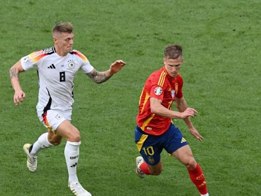 ¡De profesión, llegador! Dani Olmo adelanta a España ante Alemania