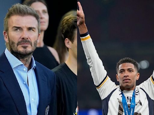 David Beckham drops the Jude Bellingham pose, congratulates him on UCL title