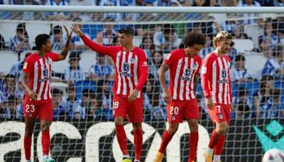 El Atlético cierra con triunfo ante la Real Sociedad