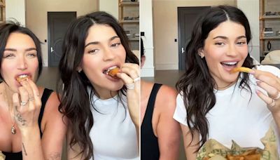 Kylie Jenner and Stassie Karanikolaou Taste Test 6 Types of Wings, Fries and 5 Crumbl Cookies: 'I’m Getting Ill!'