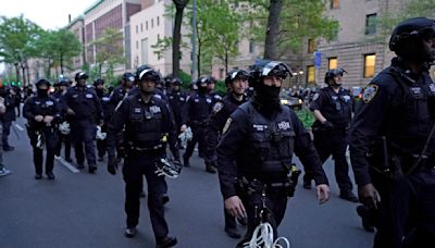 NYPD mobilizes outside Columbia University after Adams warns protesters to leave now