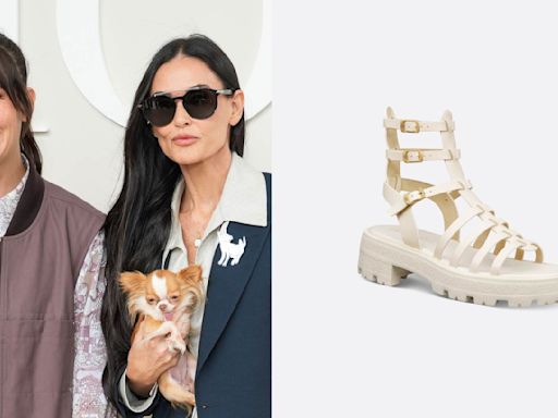 Demi Moore Dons Futuristic Gladiator Sandals at Dior Men’s Spring 2025 Show With Daughter Scout LaRue Willis