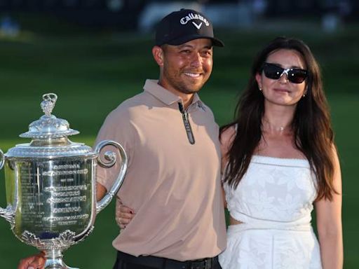 Xander Schauffele's Wife Maya Sends Priceless Message During Epic Run