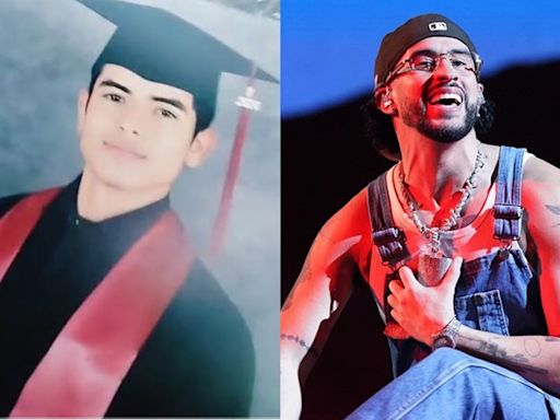 TikTok: Joven se gradúa del Cbtis y dedica logró a Bad Bunny; reacción de mamá se vuelve viral