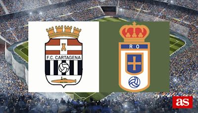 Cartagena 2-0 Oviedo: resultado, resumen y goles