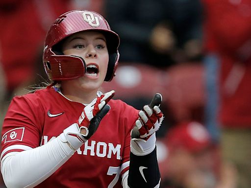 Bedlam softball recap: OU offense comes alive late as Sooners avoid sweep vs OSU Cowgirls