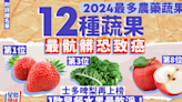 最多農藥蔬果2024｜士多啤梨再奪冠！羽衣甘藍也上榜？1款早餐水果最乾淨 附名單/清洗方法