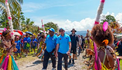 Australia and Papua New Guinea leaders trek toward WWII South Pacific battleground