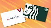 Score a free $20 Starbucks gift card when you buy a $300 Delta gift card