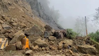 快訊/3天3起山崩！嘉義166縣道「梅山-瑞里」土石坍 道路中斷