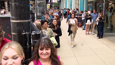 Hundreds line up in hopes of making Broadway or touring cast of "Wicked"