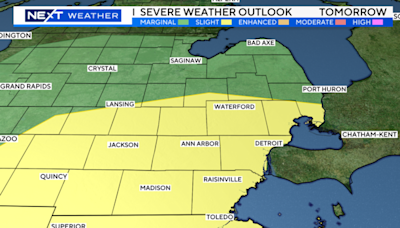 Severe weather expected Wednesday in Southeast Michigan