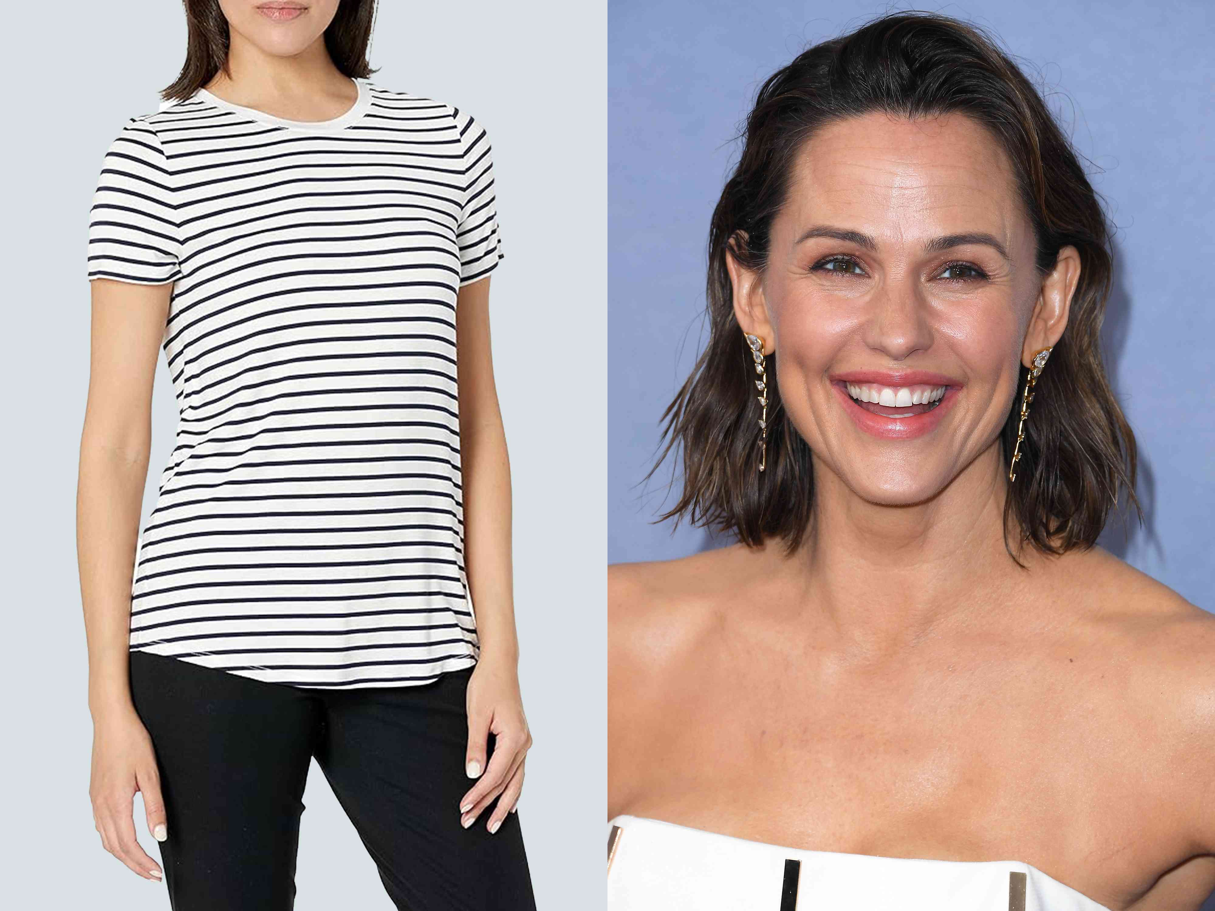 Jennifer Garner Just Wore the Quintessential Spring T-Shirt, and I Found an Amazon Lookalike