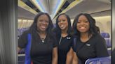 Phoenix mother, two daughters take to the skies to work together as flight attendants
