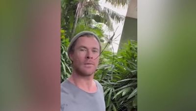 Chris Hemsworth shares close encounter with massive spider