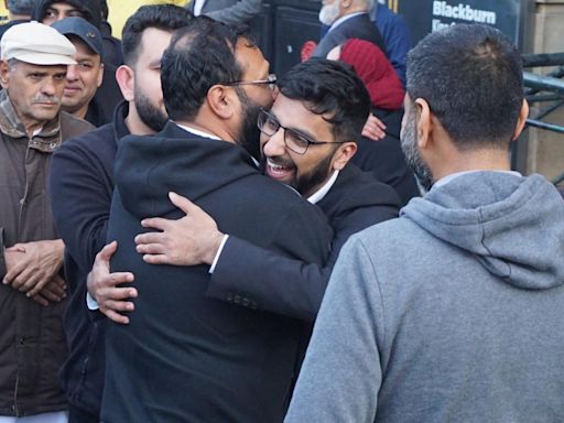 VIDEO: Adnan Hussain swamped by supporters after historic election win