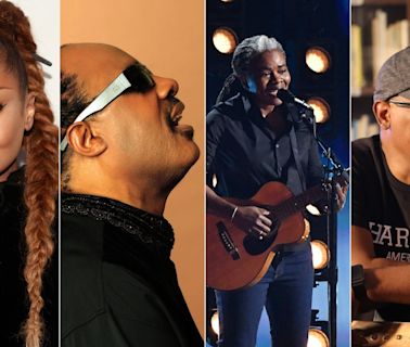 A grande família? Janet Jackson diz que Stevie Wonder, Tracy Chapman e Samuel L. Jackson são seus parentes